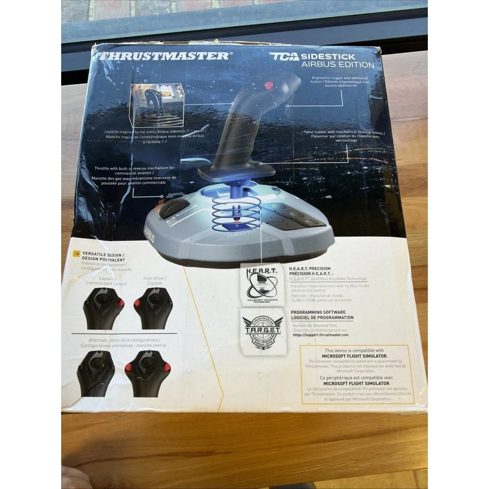 Thrustmaster TCA Sidestick Airbus Edition Flight Stick For PC - Open Box, Tested